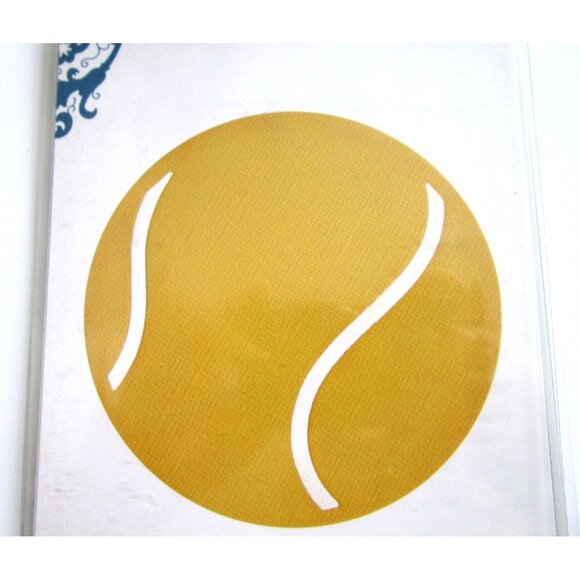 QuicKutz "Tennis Ball" - One Die Cut "REV 0098 Revolution Die" - 2008 NOS - Picture 4 of 8